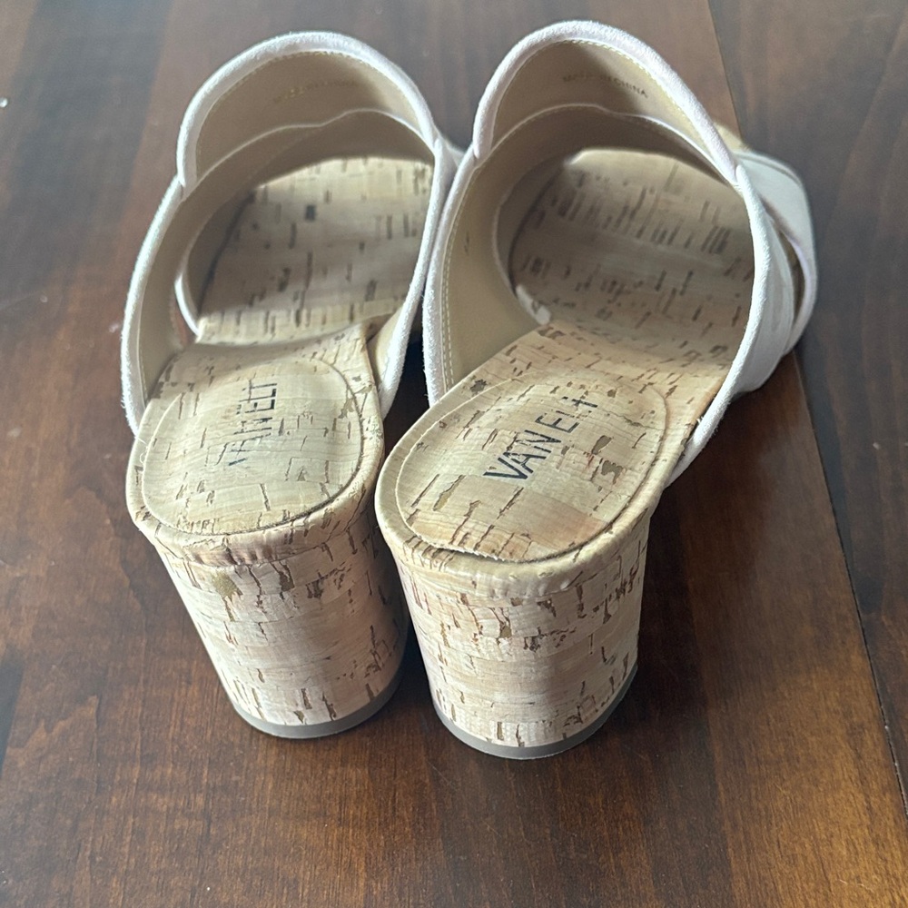 Vaneli Women's Cream Crossover Mules - Picture 3 of 8